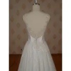Hot selling designer elegant white off-shoulder satin v-neck tailing wedding dress for women