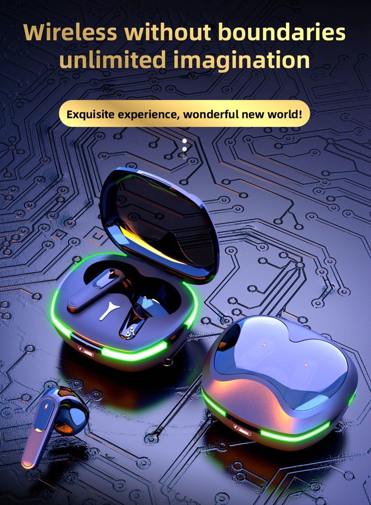2022 New Bt V5.1 Pro 60 TWS Gaming Earbuds Low Latency Wireless In Ear Earphones Gamer Audifonos Pro60 Auricular Inalambricos