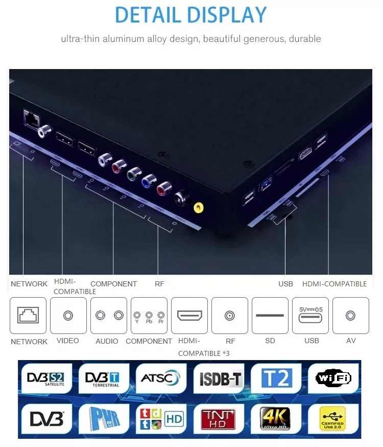 Best Price 4K LCD Television Guangzhou Factory flat screen 65 55 50 43 32 in inch UHD smart Android 32inch LED TV
