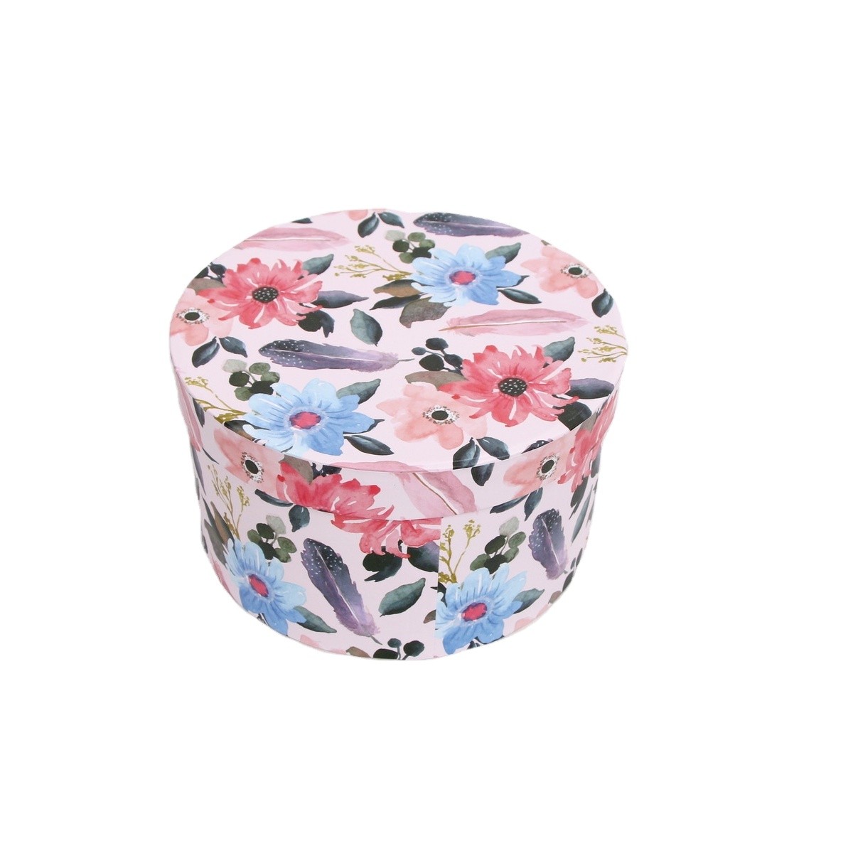 Wholesale Custom package Boxes Set of 10 Round Shape Christmas Decorative Boxes Design Nested Gift Boxes Sets