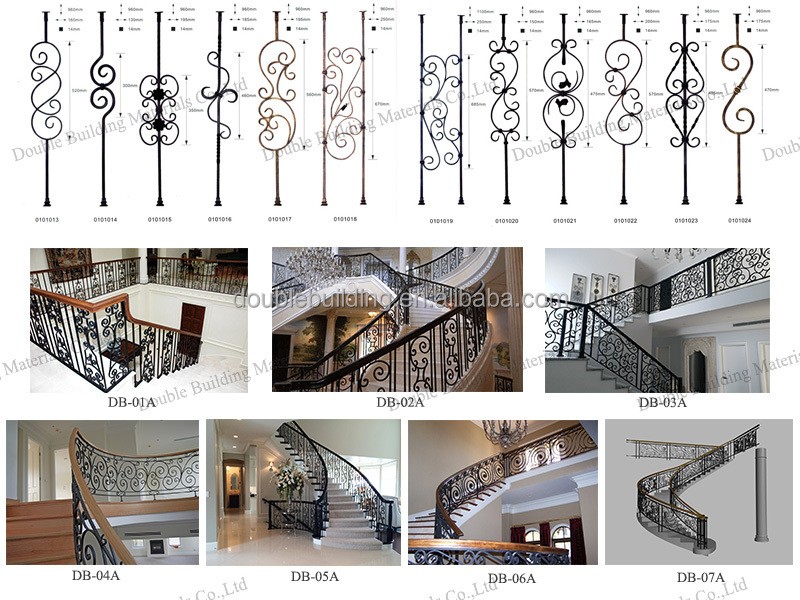 European style deluxe indoor double steel beam marble treads arc stairs iron railings are suitable for villas