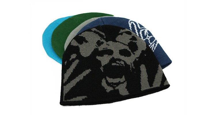 Wholesale Mult colors High Quality Jacquard Beanie Hats 100 Acrylic Custom Cap Print Logo Sports Knitted Cuffless Soft Cheap