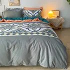 Wholesale print design bedding set 4 pcs pillow cases cushion cases comforter bed sheets set cotton bedding set home textiles