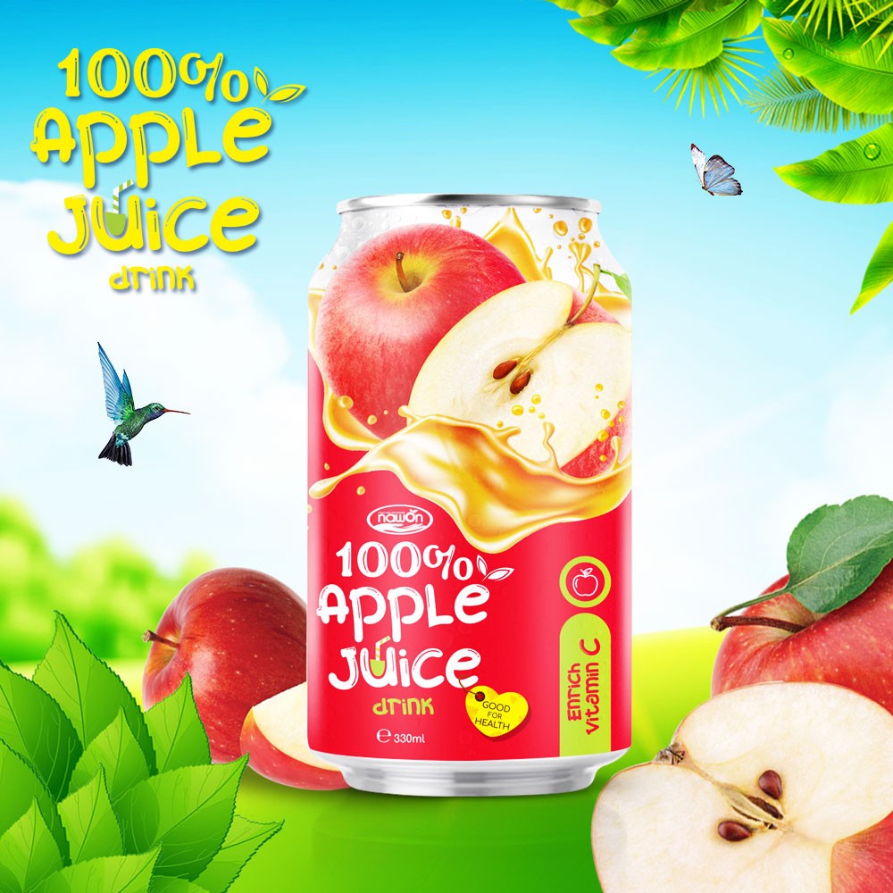 330ml NAWON All Natural Pure Fruit Juice Papaya Fresh Fruit Juice Wholesale OEM ODM BRC Beverage Manufacturer