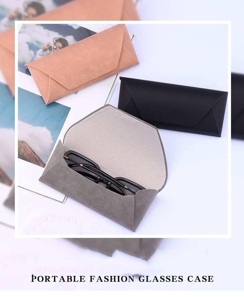 Handmade Glasses Case Soft Retro Portable Sunglasses Case