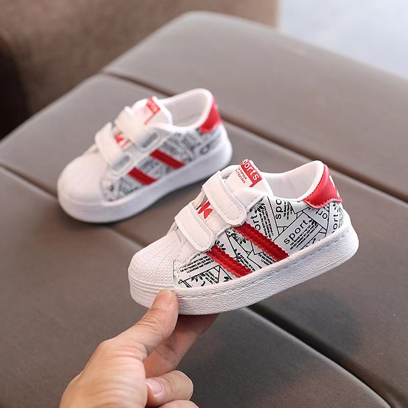 RTS Fall Winter 2022 Shoes Sneakers For Children Shell Graffiti Spring Baby Boys Kids Sports Shoes