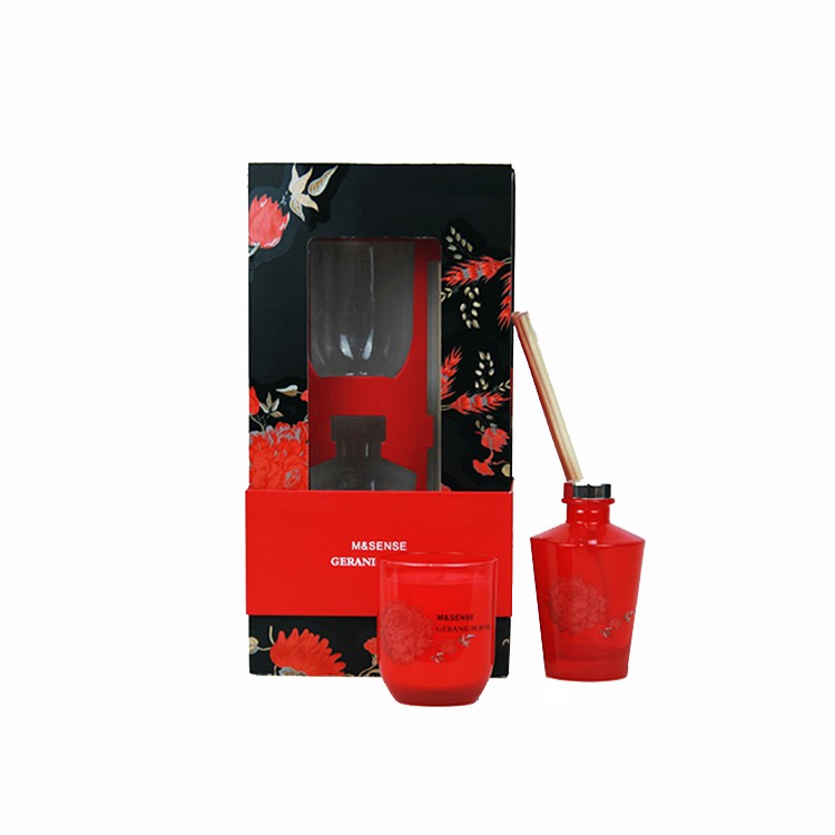 M&SENSE Modern Good Quality Customization Reed Diffuser Scented Candle Premium Gift Set