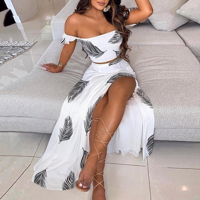 YingTang 2023 Wholesale plus size women's dresses floral two piece set women dress lady elegant evening dress