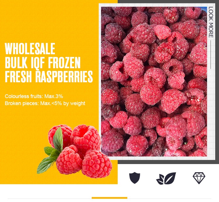 IQF Frozen Raspberries with Competitive Prices for Sale