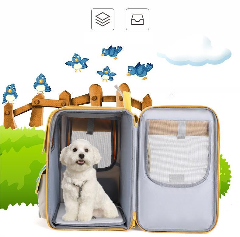 Airline travel carrier backpack travel portable bag pet carrier backpack for cat out backpack dog