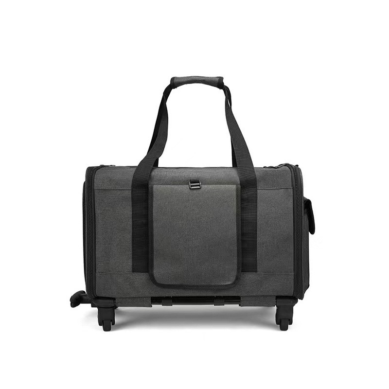 Pet carrier Dogs Dog and Cat Carrier Soft Easy to hand pull pet carrier with wheels