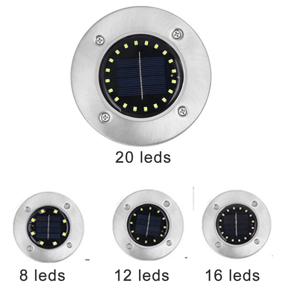 Outdoor Waterproof Solar Garden Lawn Lights Under Ground Lights