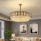 China Factory Dinning Room Hotel Lobby Crystal Pendant Light Modern Luxury Ceiling LED round Chandelier