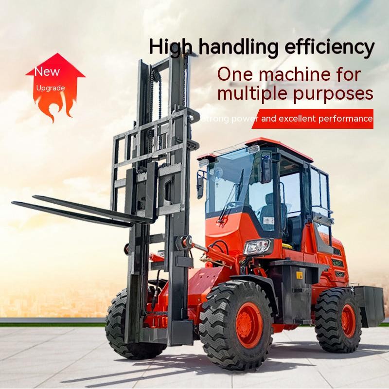 China 4WD 4x4 All Rough Terrain Forklift Diesel Forklift Truck Price