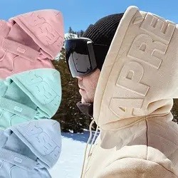 Custom Logo Winter streetwear drop shoulder plain washed oversized 3d embossed hoodies sweatshirts