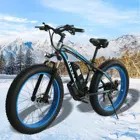 E bike SMLRO XDC600 500W 48V 13Ah Electric Fat Tire Bike Shimano 21-speed 26" Electric Mountain Bicycle E bike