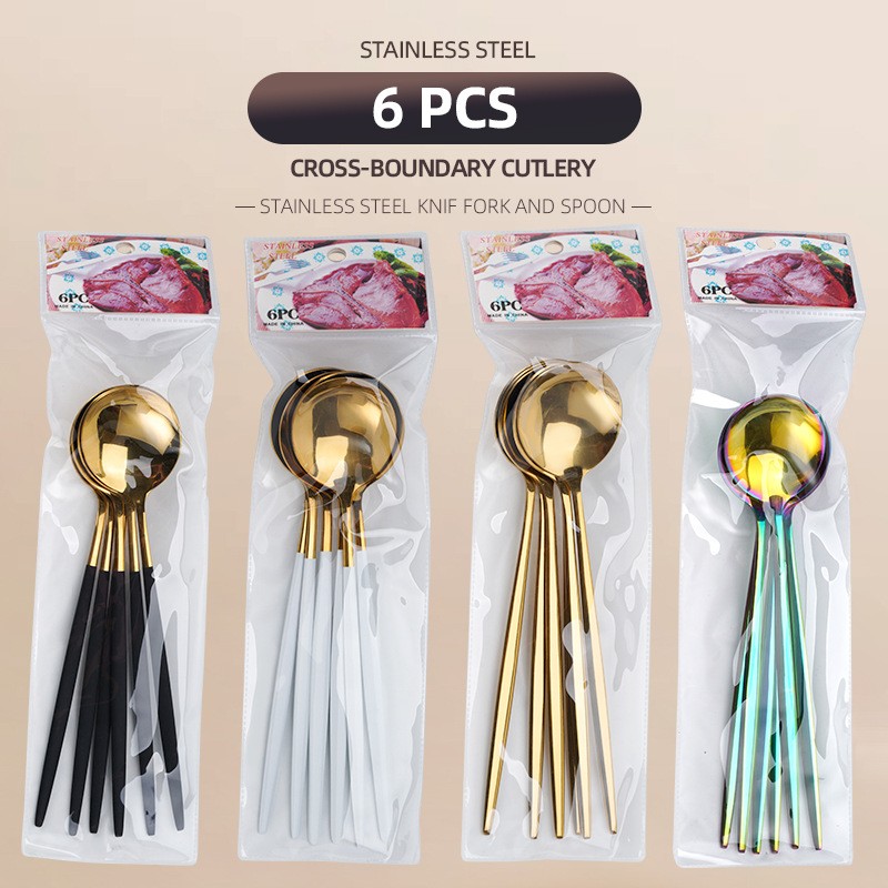wholesalers cutlery hot selling cheap Portugal 410 stainless steels bulk knife fork spoon flatware set