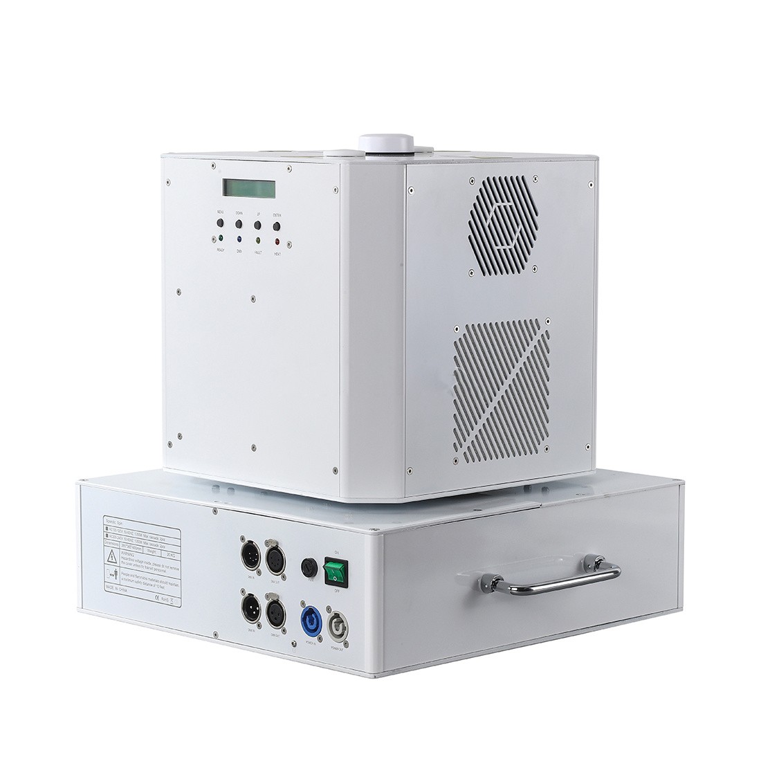 1300w dual head rotation fireworks cold flame spark machine 360 Degree Double jet Spray Cold Fireworks