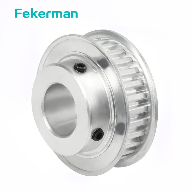 Aluminum timing belt drive pulley