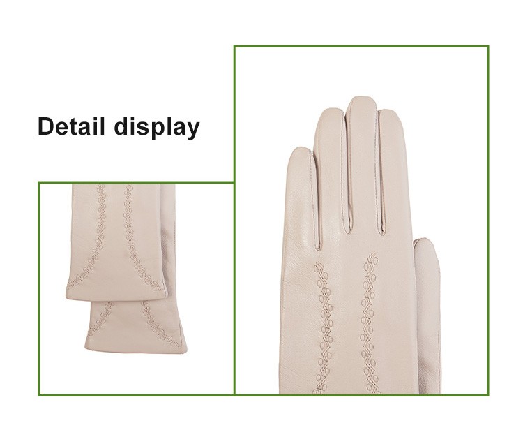 New Arrivals Ladies Accessories Driving Soft Fashion Leather Gloves& Mittens from China