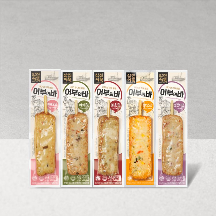 hot sale Beverage Instant Food Korea Fish Cake Bar Spicy Vegetable Squid flavors easy to use ready made food