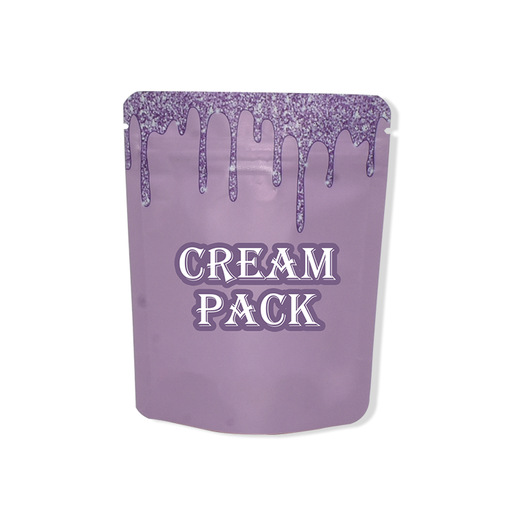 Custom Logo 1oz 28g / 7 gram / 4x5 inch 3.5 g ziplock packaging edible candy bag ice cream smell proof zipper mylar plastic bag