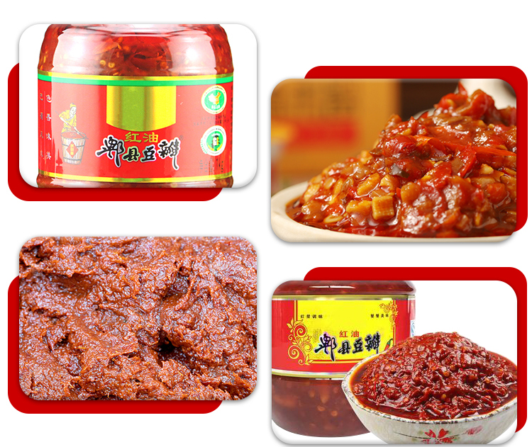 Wholesale Food Seasoning 10KG Chili Sauce Red Oil Broad Bean Paste chili sauce for Pickled Cooking Restaurant
