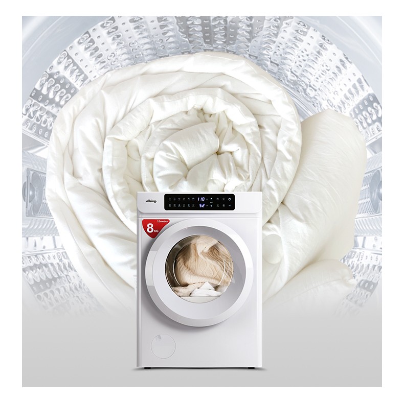 Household Laundry air vented Dryer drying Clothes Machine Digital 7kg Steel Stainless Tumble Clothes Dryer Whole White 110V