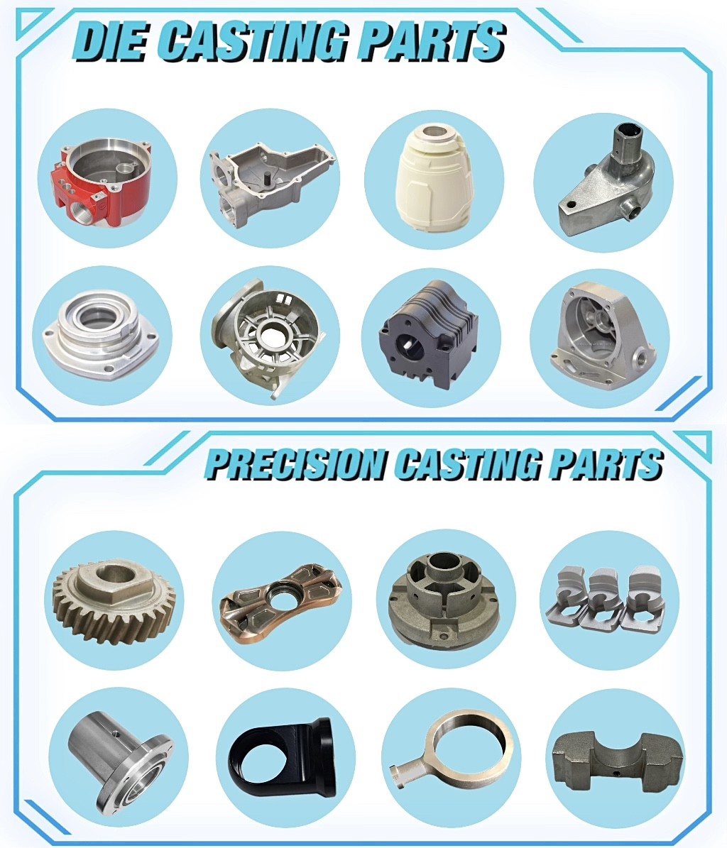 Factory OEM metal part custom aluminum die casting with low price