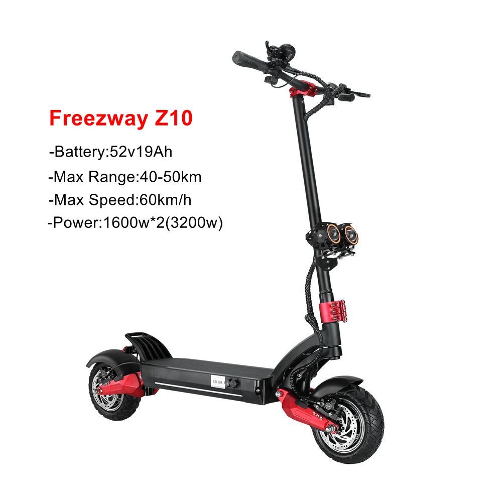 ZERO 10X PRO 3200w 10 Inch Dual Motor Offroad Electric Scooter Foldable Portable for Sale