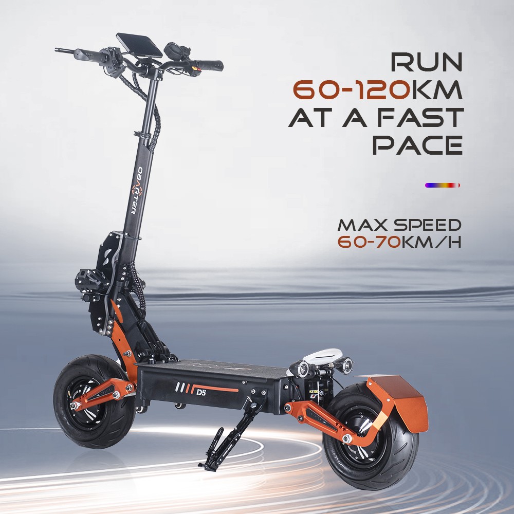 2023 New Arrival OBARTER D5 70kmh high speed Electric Kick Scooter 5000w USA Warehouse Dual Motor electric scooter adult