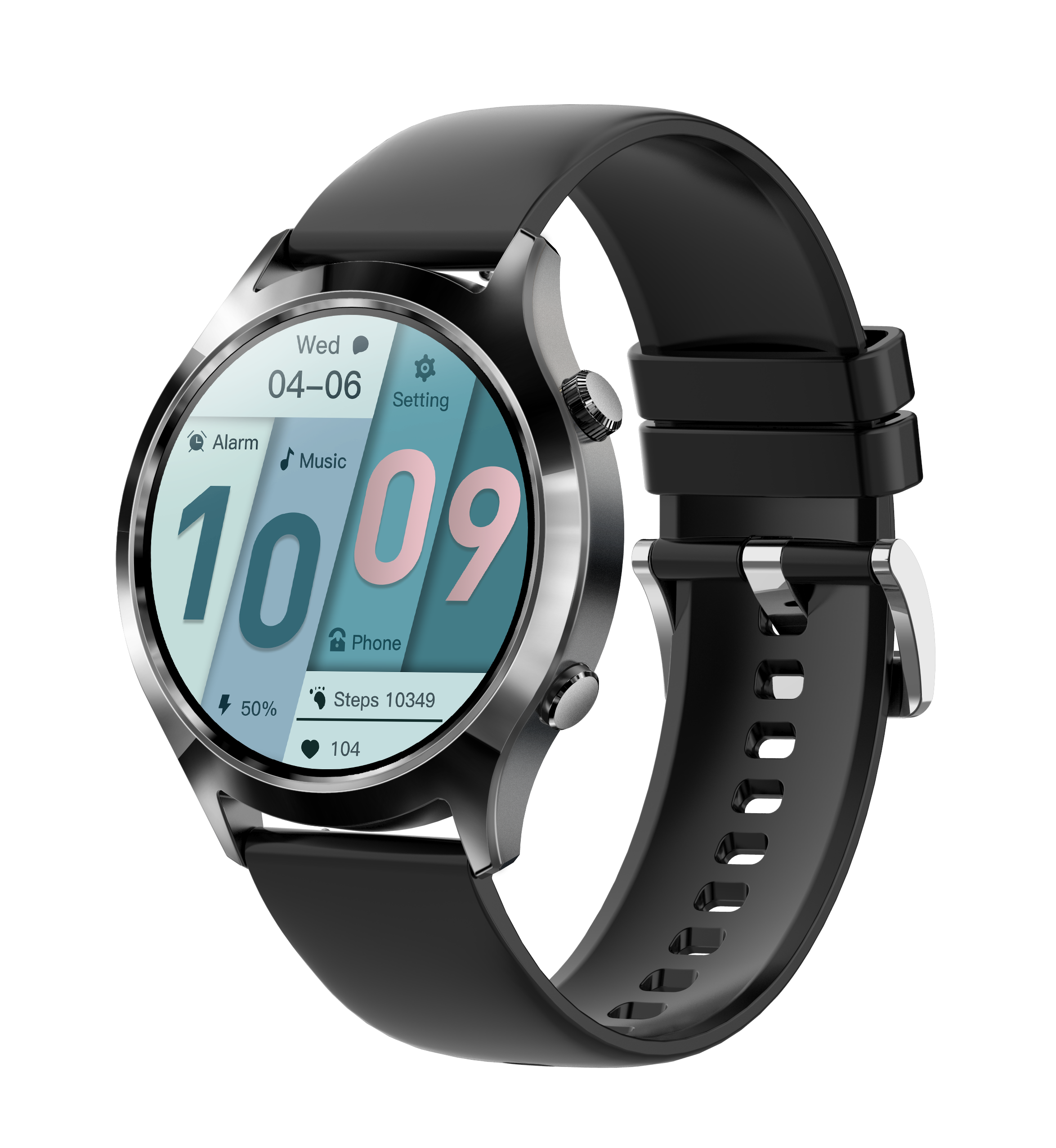 Karen M Hot Quality Smart Watch KM18 with 1.39inch 360*360 Display Steel/Silicone Watchband, Phone Calls Custom Watch Dial