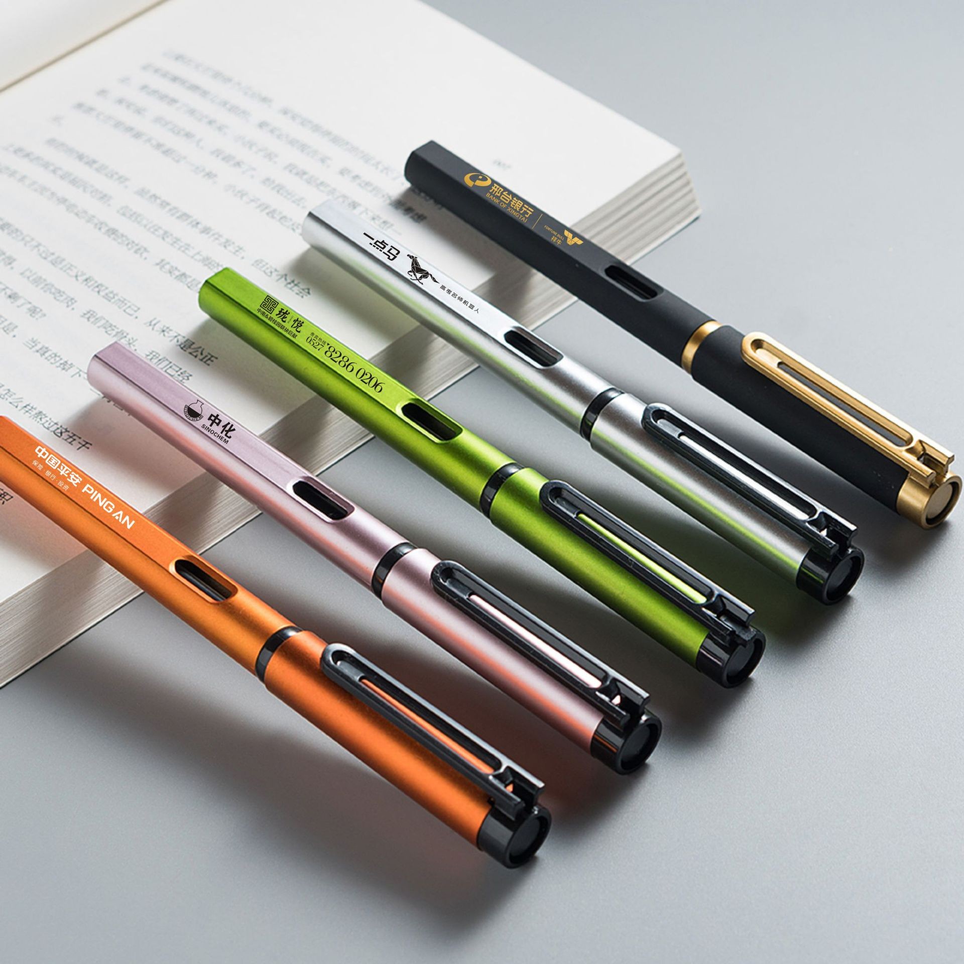 JPS ODM Caneta Esferografica Cheap Custom Logo Colors Test GOOD 0.5MM Plastic Gel Pen