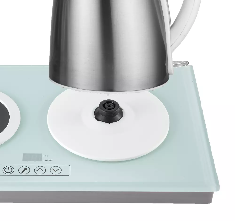 1.7L Stainless Steel Tea Tray Set With Home Appliance Power Controller Tea Maker Set Electric Kettle
