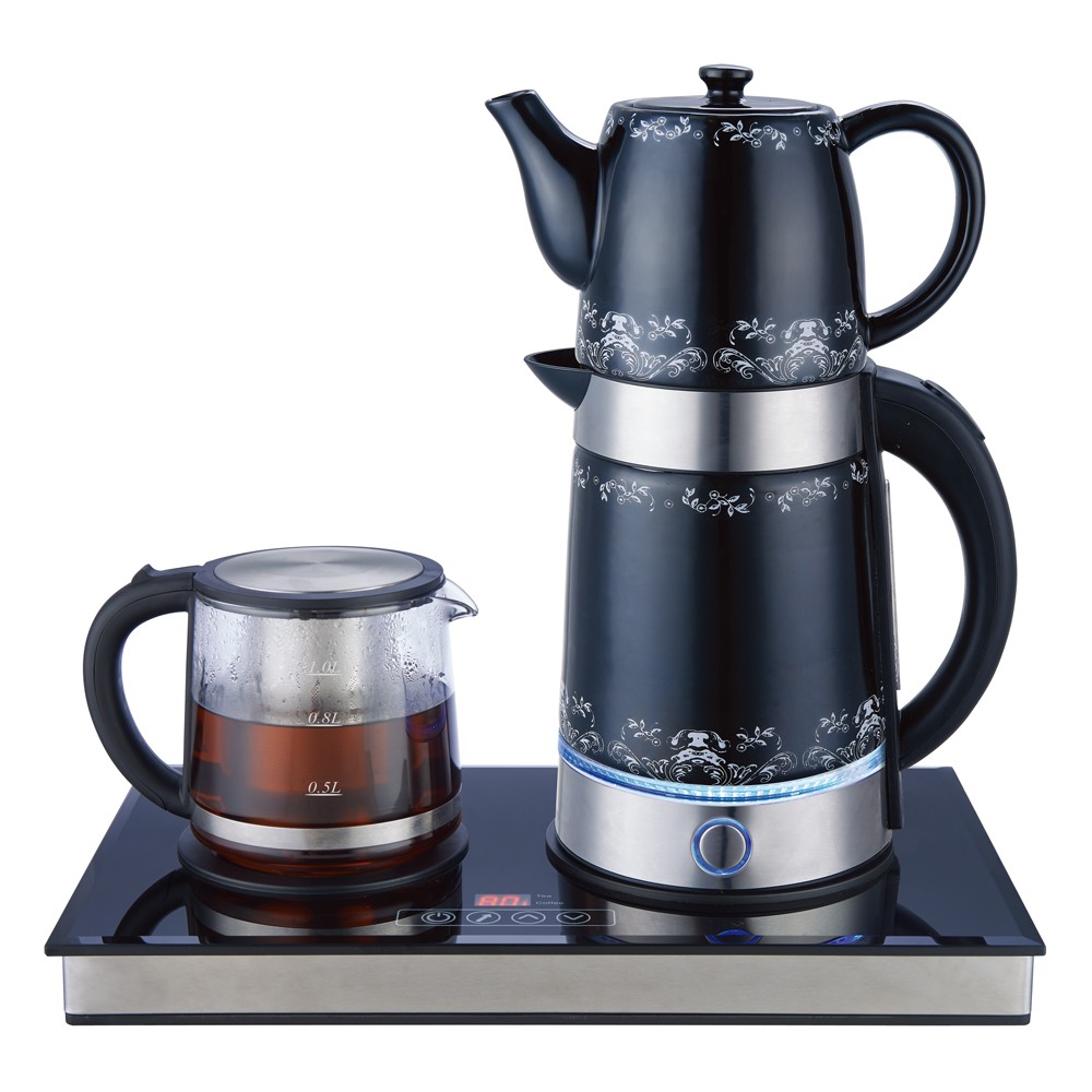 2023 Ceramic Electric tea maker SET With Home Appliance ceramic tea maker set ceramic tea set