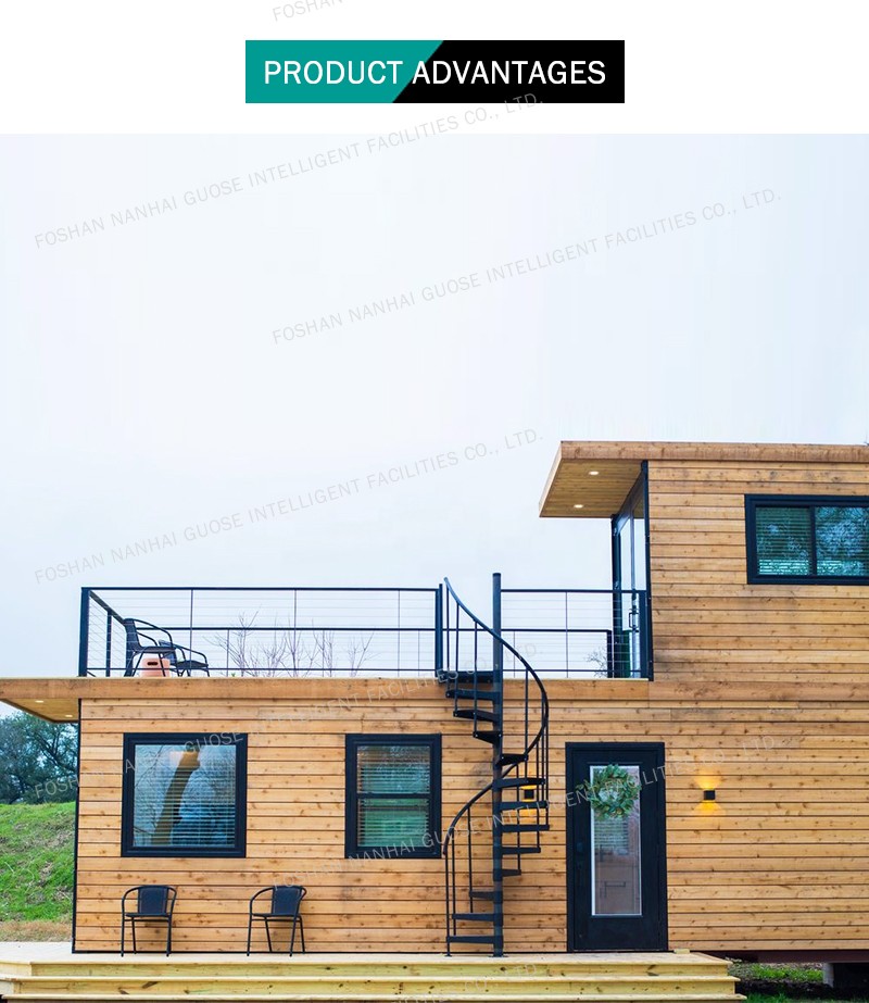 modern design China ready made 20ft 40ft luxury home modular prefab container house flat pack for sale