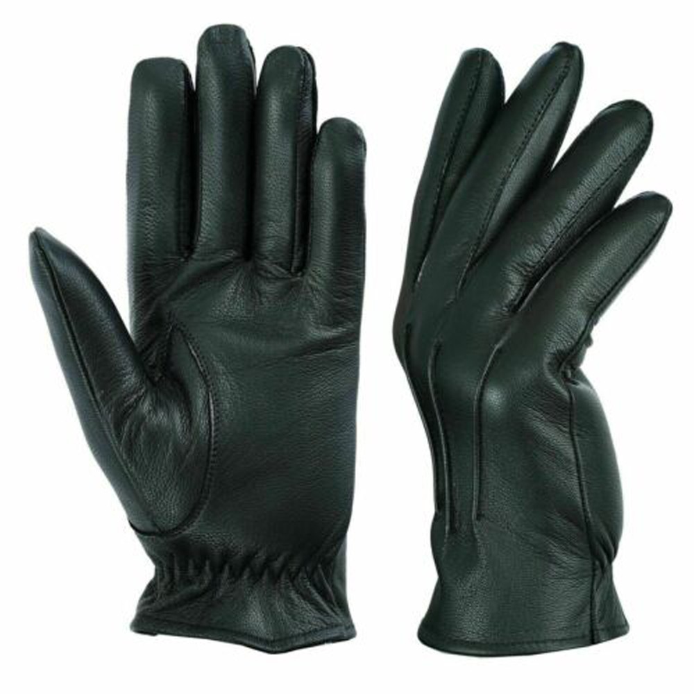 Women Windproof Genuine Sheep Skin Leather Gloves Outdoor Driving Fashion Design Real Fox Fur Gloves Men and Women Gloves