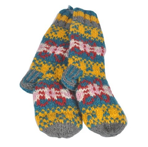 Wholesale Price Winter Women Hand Knitted Woolen Socks From Nepal