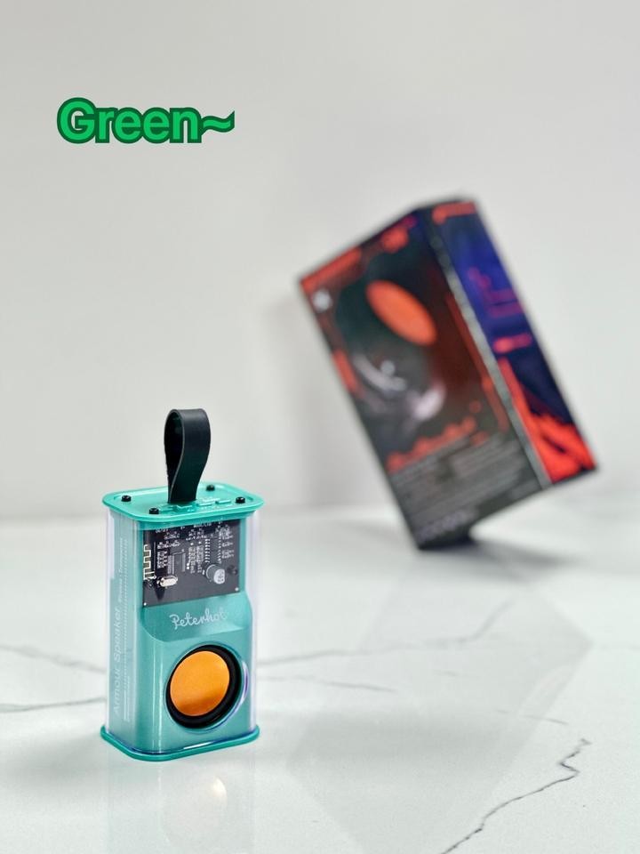 2023 Portable Bass Subwoofer Party Loudspeaker Stereo TWS Armor With RGB Light Transparent Wireless Waterproof Bluetooth Speaker
