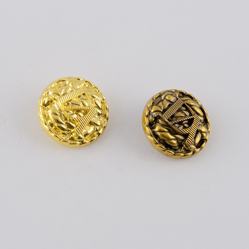 Garment Accessories Manufacturer Custom Metal Shank Button For Winter