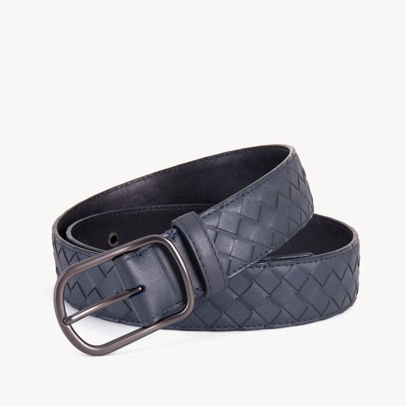 New Leather Belt Men High Quality Cow Genuine Leather Waistband Luxury Strap For Male Belts Fashion Steel Buckle Belt Men