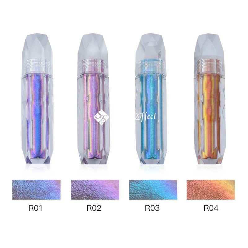 Private Label Liquid Eyeshadow Multichrome Liquid Eyeshadow Rainbow eyeshadow makeup
