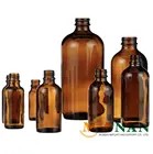 AMBER GLASS BOTTLE