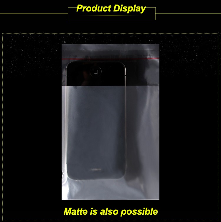 Translucent Plastic Cookie Packaging Bag, Wrapper OPP Self Adhesive Bags