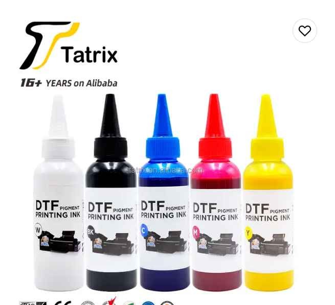 Tatrix 1000ml DTF Ink premium DTF printer ink DTF white ink for Epson L1800 L805 L1455 L1400 L1300 Printer
