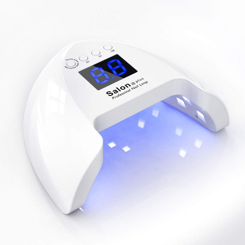 Salon 54W i6 Plus UV LED Nail Lamp Light Curing Gel Varnish Polish Manicure Drying for Beauty Salon