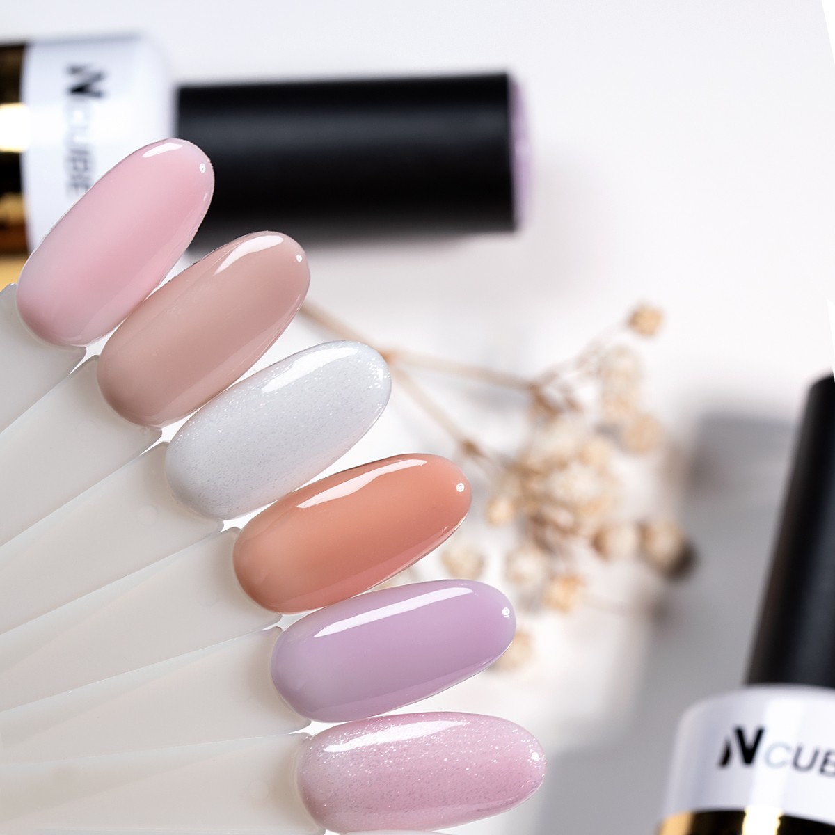 5-In-1 Builder Nail Gel For Milky Liquid Poly Nail Gels OEM Private Label Soak Off Led Nails Polish Smooth Acrylic Gel Poly