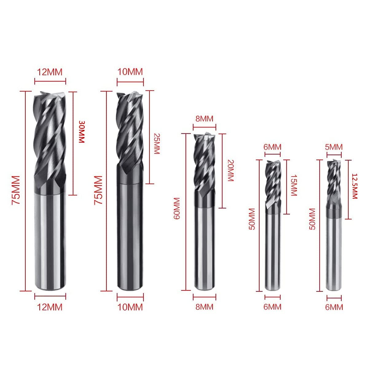 Now Promotional Price nail drill bits carbide end milling cutter