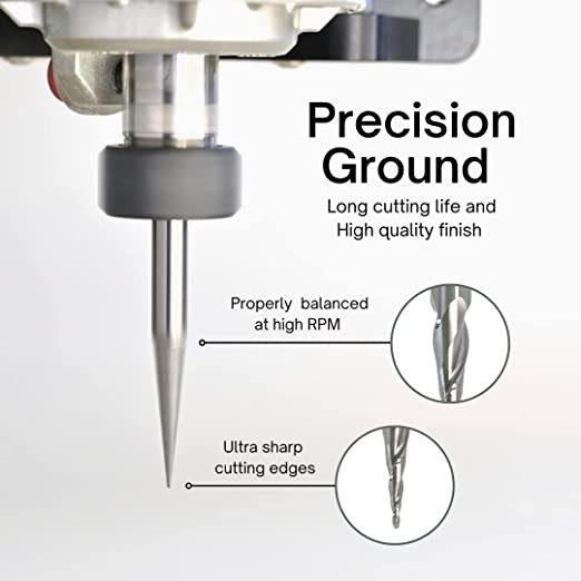 Best Quality Milling Cutter hrc45/55/65 end mill end mill 2 mm long neck