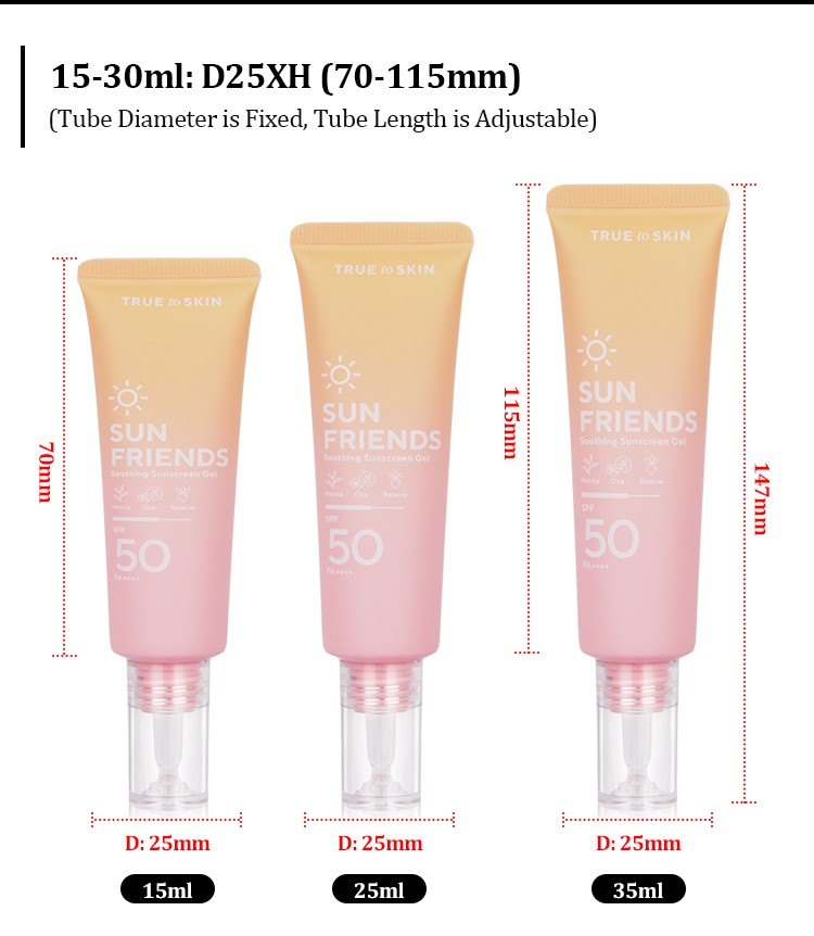 10ml 20ml Cosmetic Eye Cream Electric Vibration Tube Battery Rotary Switch High Glossy Tube With Massage Zinc Alloy Applicator